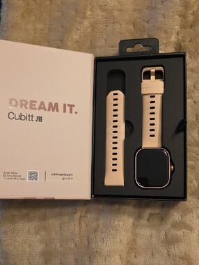 EUC Cubitt Viva Smartwatch with Blush Pink Strap